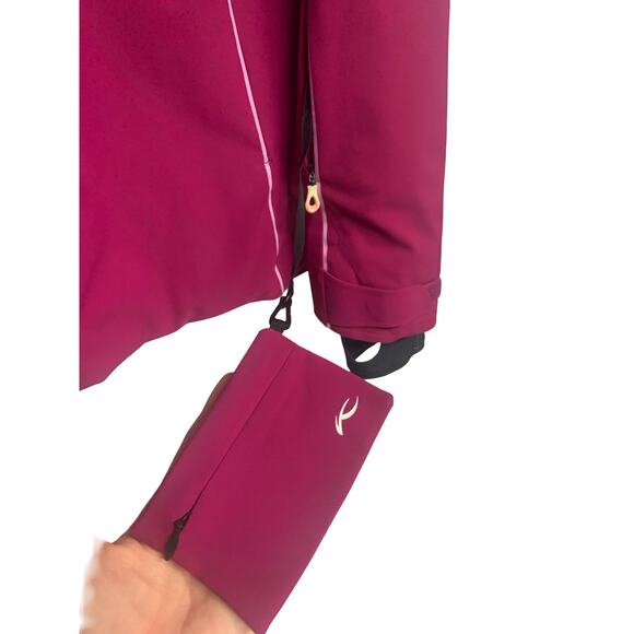 KJUS Women’s Small Ski Jacket Magenta Waterproof Insulated Performance Outerwear - Picture 6 of 12